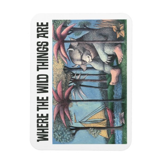 Waar de wilde dingen zijn | Hoesje boeken Magneet (Verticaal)