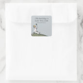 Waar de wilde dingen zijn, hoort dit boek toe vierkante sticker (Tas)