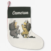 Waar de wilde dingen zijn | Jouw namen toevoegen Kleine Kerstsok (Voorkant)