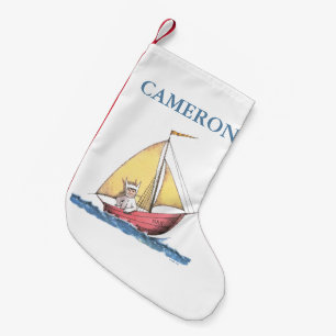 Waar de wilde dingen zijn Jouw namen toevoegen Kleine Kerstsok