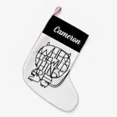 Waar de wilde dingen zijn | Jouw namen toevoegen Kleine Kerstsok (Voorkant (Hangend))