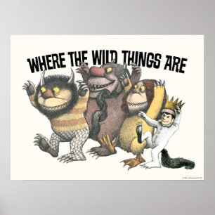 Waar de Wilde Dingen Zijn Karakters & Logo Poster