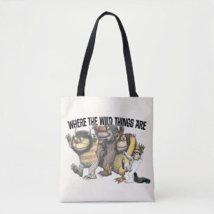 Waar de Wilde Dingen Zijn Karakters & Logo Tote Bag
