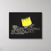 Waar de wilde dingen zijn | Kroon Canvas Afdruk (Voorkant)