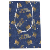 Waar de wilde dingen zijn kroon en sterren patroon medium cadeauzakje (Voorkant)