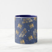 Waar de wilde dingen zijn kroon en sterren patroon mok (Midden)