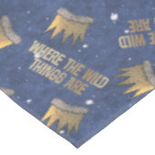 Waar de wilde dingen zijn kroon en sterren patroon tafelkleed (Gekanteld)