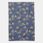 Waar de wilde dingen zijn kroon en sterren patroon theedoek (Verticaal)