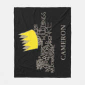 Waar de wilde dingen zijn | Kroon | Jouw namen toe Fleece Deken (Voorkant)