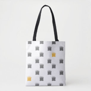 Waar de Wilde Dingen Zijn Kroon Patroon Tote Bag