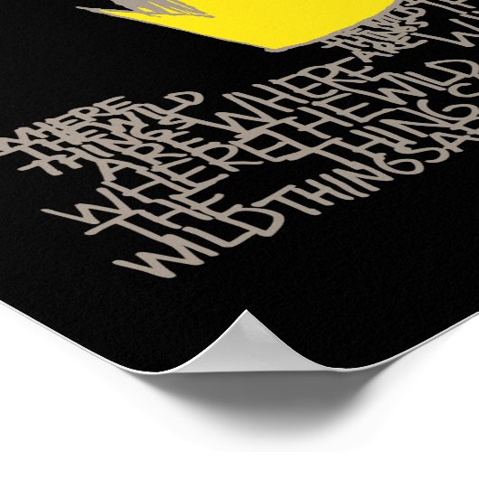 Waar de wilde dingen zijn | Kroon Poster (Hoek)