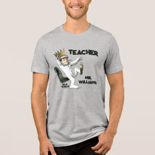 Waar de Wilde Dingen Zijn Leraar Tri-Blend Shirt