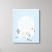 Waar de wilde dingen zijn | maan en sterren canvas afdruk (Voorkant)