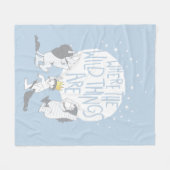 Waar de wilde dingen zijn | maan en sterren fleece deken (Voorkant (Horizontaal))