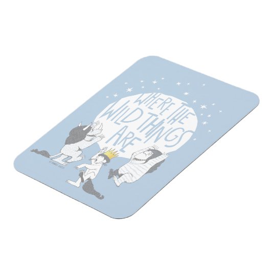 Waar de wilde dingen zijn | maan en sterren magneet (Linkerzijde)