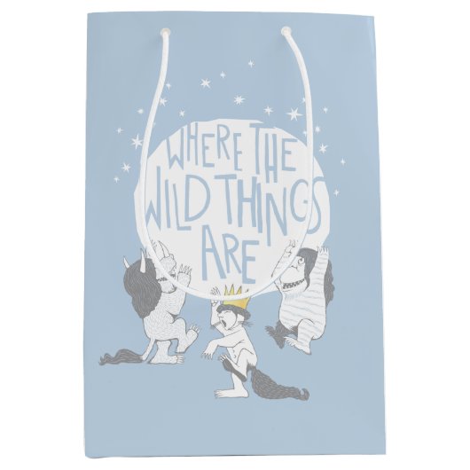 Waar de wilde dingen zijn | maan en sterren medium cadeauzakje (Voorkant)