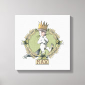 Waar de wilde dingen zijn | Max Badge Canvas Afdruk (Voorkant)