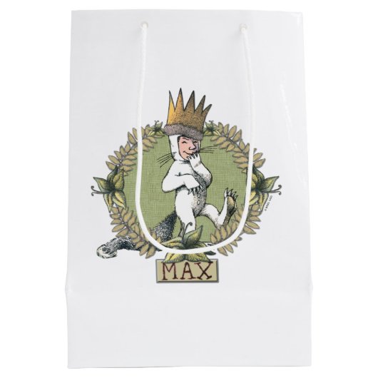 Waar de wilde dingen zijn | Max Badge Medium Cadeauzakje (Achterkant)