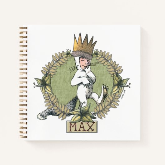 Waar de wilde dingen zijn | Max Badge Notitieboek (Voorkant)