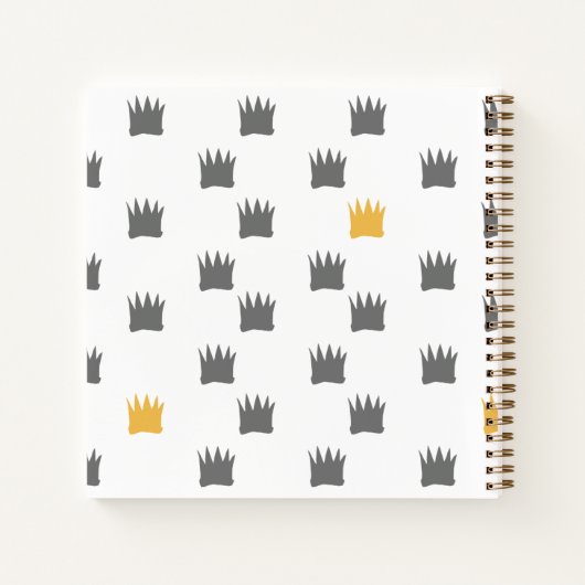 Waar de wilde dingen zijn | Max Badge Notitieboek (Achterkant)