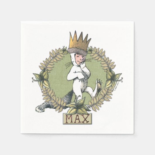 Waar de wilde dingen zijn | Max Badge Servet (Voorkant)