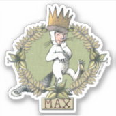 Waar de wilde dingen zijn | Max Badge Sticker (Voorkant)