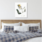 Waar de wilde dingen zijn | Max. Canvas Afdruk (Insitu (Slaapkamer))