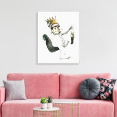 Waar de wilde dingen zijn | Max. Canvas Afdruk (Insitu (Woonkamer))