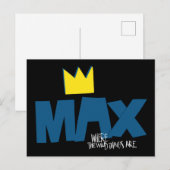 Waar de wilde dingen zijn | Max en Kroon Briefkaart (Voorkant / Achterkant)