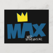 Waar de wilde dingen zijn | Max en Kroon Briefkaart (Voorkant)