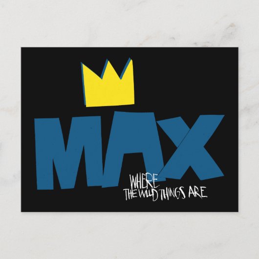 Waar de wilde dingen zijn | Max en Kroon Briefkaart (Voorkant)