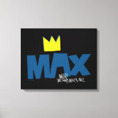 Waar de wilde dingen zijn | Max en Kroon Canvas Afdruk (Voorkant)