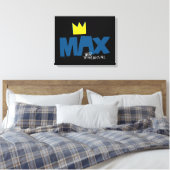 Waar de wilde dingen zijn | Max en Kroon Canvas Afdruk (Insitu (Slaapkamer))