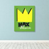 Waar de wilde dingen zijn | Max. en Kroon Canvas Afdruk (Insitu (Houten vloer))