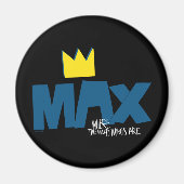 Waar de wilde dingen zijn | Max en Kroon Magneet (Voorkant)