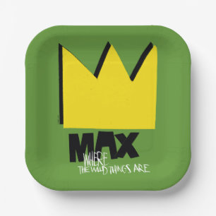 Waar de wilde dingen zijn   Max. en Kroon Papieren Bordje