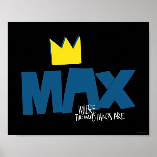 Waar de wilde dingen zijn | Max en Kroon Poster (Voorkant)