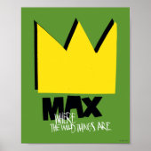 Waar de wilde dingen zijn | Max. en Kroon Poster (Voorkant)