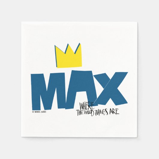 Waar de wilde dingen zijn | Max en Kroon Servet (Voorkant)