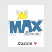 Waar de wilde dingen zijn | Max en Kroon Sticker (Vel)