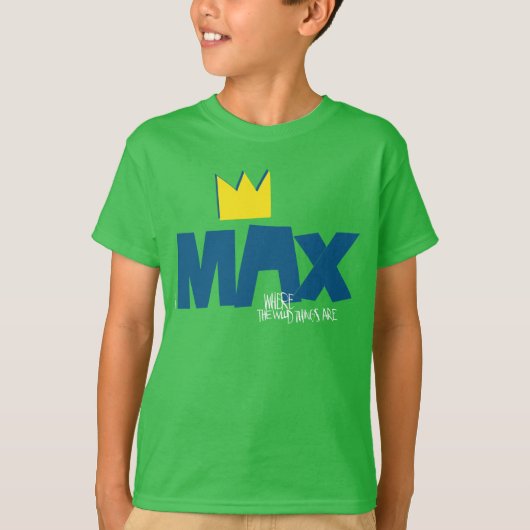 Waar de wilde dingen zijn | Max en Kroon T-shirt (Voorkant)