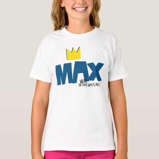Waar de wilde dingen zijn | Max en Kroon T-shirt (Voorkant)