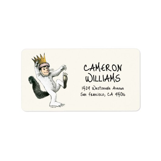 Waar de wilde dingen zijn | Max. Etiket (Voorkant)