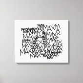 Waar de wilde dingen zijn | Max. herhaling Canvas Afdruk (Voorkant)