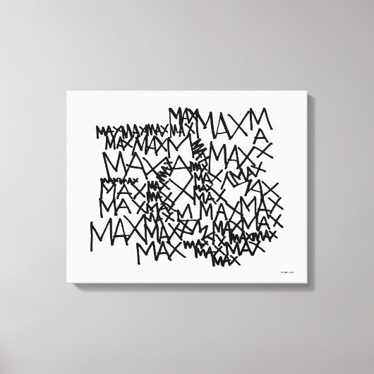 Waar de wilde dingen zijn | Max. herhaling Canvas Afdruk (Voorkant)