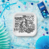 Waar de wilde dingen zijn | Max. herhaling Papieren Bordje (Feest)