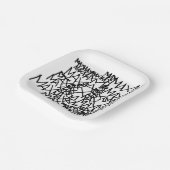 Waar de wilde dingen zijn | Max. herhaling Papieren Bordje (Gebogen)