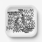 Waar de wilde dingen zijn | Max. herhaling Papieren Bordje (Voorkant)