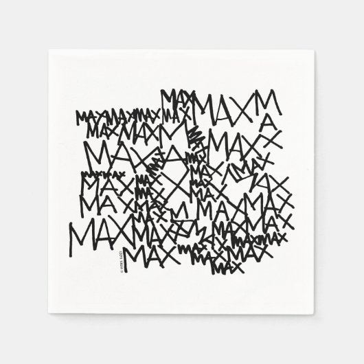 Waar de wilde dingen zijn | Max. herhaling Servet (Voorkant)