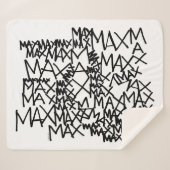 Waar de wilde dingen zijn | Max. herhaling Sherpa Deken (Voorkant (horizontaal))